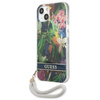 Guess GUHCP13SHFLSB iPhone 13 mini 5,4" niebieski/blue hardcase Flower Strap
