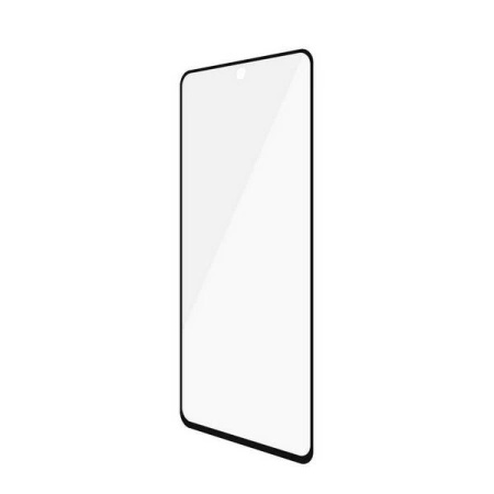 Szkło PanzerGlass E2E Microfracture antybakteryjne na Samsung Galaxy S21 FE - z czarną ramką
