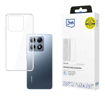 3MK CLEAR CASE TPU DO XIAOMI 14T CASE PRZEZROCZYSTY OCHRONA WYTRZYMAŁY