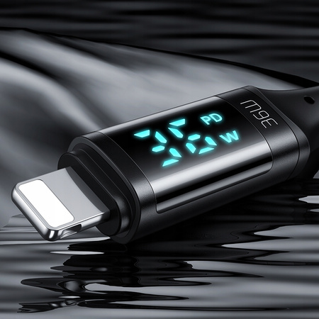 MCDODO KABEL Z WYŚWIETLACZEM USB-C LIGHTNING 36W 1M DO IPHONE X 11 12 13 14