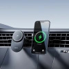 Uchwyt magnetyczny Baseus PrimeTrip VC1 Pro z ładowarką indukcyjną Qi2 na kratkę nawiewiu - czarny