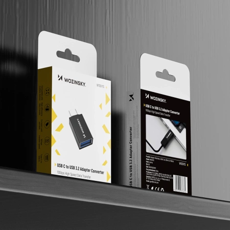 WOZINSKY ADAPTER USB-C DO USB-A 3.2 10GB/S PRZEJŚCIÓWKA SZYBKA
