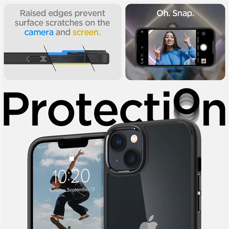 SPIGEN ULTRA HYBRID IPHONE 14 PLUS MATTE BLACK