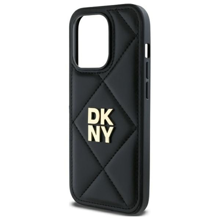 DKNY ETUI DO IPHONE 14 PRO 6.1 QUILTED STACK LOGO POKROWIEC OCHRONNY