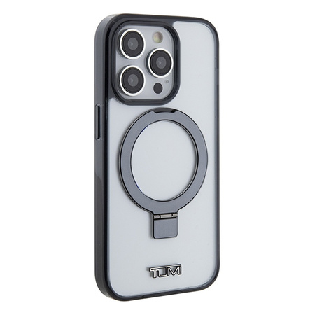 Tumi TUHMP15LSSFC iPhone 15 Pro 6.1biały/white hardcase Transparent Ring Stand Magsafe