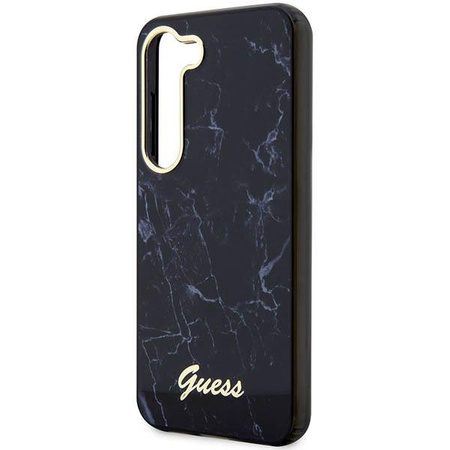 Etui Guess GUHCS23SPCUMAK S23 S911 - czarne Marble