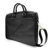Torba Guess Saffiano Script na laptopa 16" - czarne