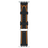 Beline pasek Apple Watch Solid Silicone38/40/41mm pomarańczowo-czarny orange/black