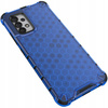 Honeycomb etui pancerny pokrowiec z żelową ramką Samsung Galaxy A03s niebieski
