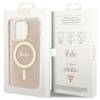 Etui Guess GUHMP14LH4STP na iPhone 14 Pro - różowe 4G MagSafe