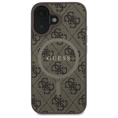 GUESS ETUI HARDCASE 4G RING CLASSIC LOGO DO MAGSAFE DO IPHONE 16 6.1