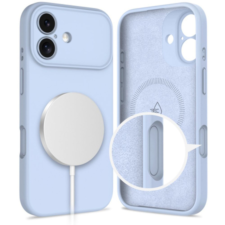 TECH-PROTECT SILICONE MAGSAFE IPHONE 17 MIST BLUE