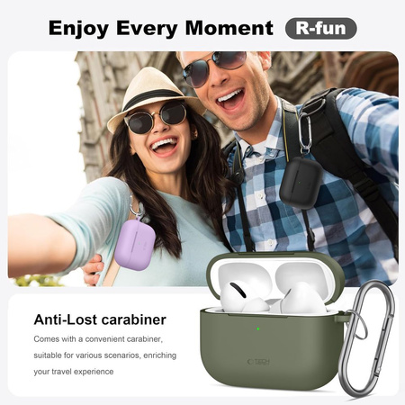 TECH-PROTECT SILICONE HOOK APPLE AIRPODS PRO 3 LAVENDER