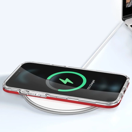 HURTEL POKROWIEC CLEAR 3IN1 DO IPHONE 12 PRO MAX Z RAMKĄ WYSOKO OCHRONNY