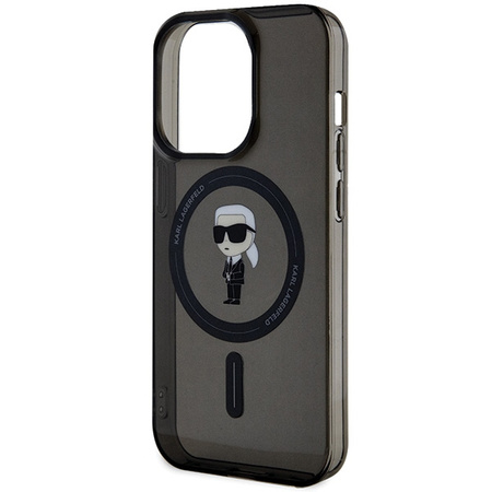 Karl Lagerfeld KLHMP14LHFCKNOK iPhone 14Pro 6.1 czarny/black hardcase IML Ikonik MagSafe