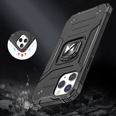 WOZINSKY RING ARMOR ETUI DO SAMSUNG GALAXY A23 Z MAGNETYCZNYM UCHWYTEM