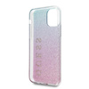 Guess GUHCN58PCUGLPBL iPhone 11 Pro różowo-niebieski/pink blue hard case Glitter Gradient