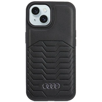 AUDI SYNTHETIC LEATHER DO MAGSAFE POKROWIEC DO IPHONE 15 14 13 6.1 HARDCASE
