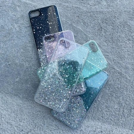 HURTEL POKROWIEC STAR GLITTER DO IPHONE 13 PRO BŁYSZCZĄCA OBUDOWA BROKATOWA