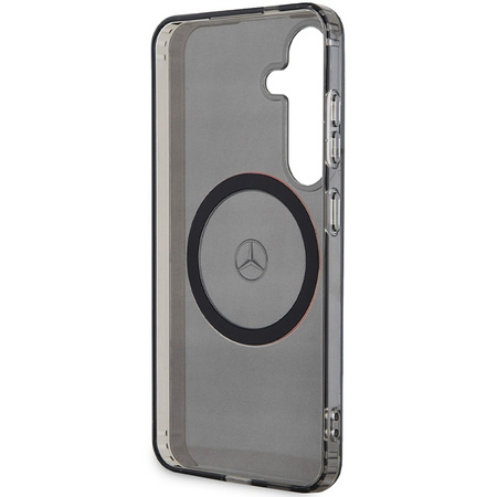 MERCEDES ETUI HARDCASE DO SAMSUNG S24 S921 DO MAGSAFE DOUBLE LAYER CZARNY