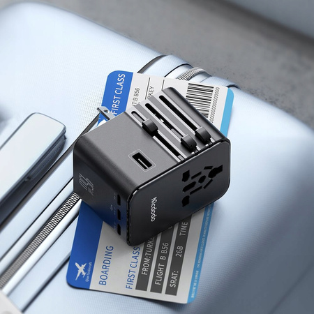MCDODO 2W1 ŁADOWARKA ADAPTER PODRÓŻNY PRZEJŚCIÓWKA ANGIELSKA UK EU US 45W