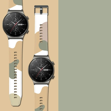 HURTEL PASKI DO HUAWEI WATCH GT2 PRO OPASKA SILIKONOWA WZÓR 7 BRANSOLETKA