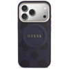 Etui Guess Peony Hot Stamp MagSafe do    iPhone 17 Pro niebieski