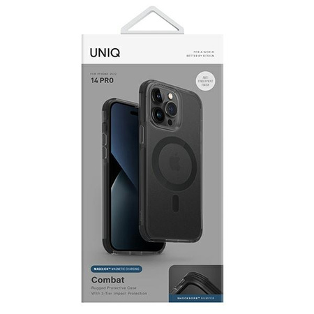 UNIQ ETUI KOMBAT DO IPHONE 14 PRO MAGCLICK CHARGING ZABEZPIECZENIE TELEFONU