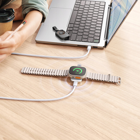 MCDODO INDUCTIVE CHARGER FOR USB-C CHARGING APPLE WATCH 9 SE ULTRA STRAP