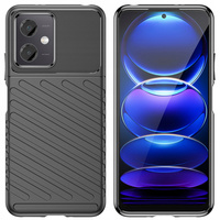 Thunder Case etui Xiaomi Poco X5 5G / Redmi Note 12 5G silikonowy pancerny pokrowiec czarne