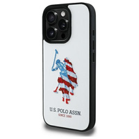 US POLO ASSN. ETUI SKÓRZANE DO IPHONE 15 PRO MAX 6,7 AMERICAN FLAG LEATHER