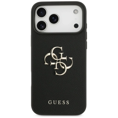 GUESS ETUI GRAINED BIG 4G CLASSIC LOGO DO IPHONE 17 PRO MAX LUKSUSOWA