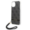 Guess GUOHCP14MH4STK iPhone 14 Plus 6,7" czarny/black hardcase 4G Print Strap