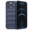 Magic Shield Case etui do iPhone 12 Pro Max elastyczny pancerny pokrowiec ciemnoniebieski