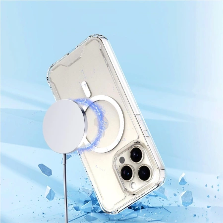 HURTEL ETUI CLEAR CORNER CASE DO IPHONE 16 PLUS DO MAGSAFE TELEFON