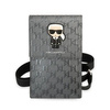 Karl Lagerfeld Torebka KLWBSAMIPG srebrny/silver Ikonik Karl Monogram Patch