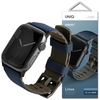 UNIQ pasek Linus Apple Watch Series 4/5/6/7/8/SE/SE2/Ultra 42/44/45mm. Airosoft Silicone niebieski/nautical  blue