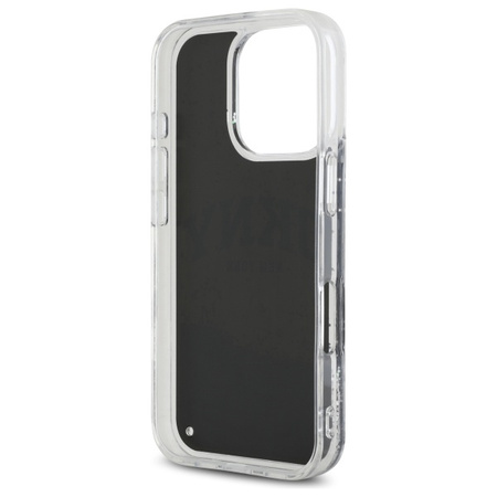 DKNY ETUI HARDCASE LIQUID GLITTER ARCH LOGO DO IPHONE 16 PRO MAX OCHRONA