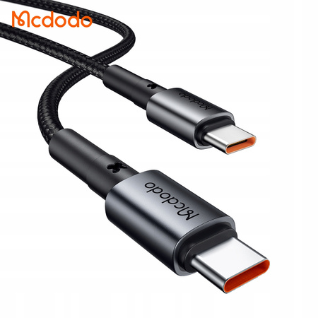 MCDODO FAST CAR CHARGER FOR PHONE USB-C LED + USB-C CABLE 1M