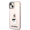 Karl Lagerfeld KLHCP14MHNCHTCP iPhone 14 Plus 6,7" różowy/pink hardcase Ikonik Choupette