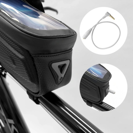 WOZINSKY TORBA ROWEROWA NA RAMĘ Z ETUI NA TELEFON DO ROWERU 1,7 L