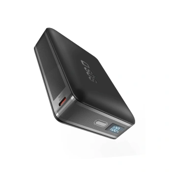 Powerbank SBS HD 30W 10000mAh USB-C z wyświetlaczem LCD - czarny