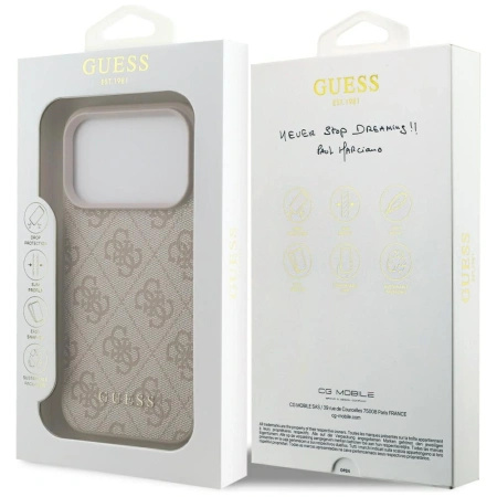 GUESS ETUI 4G CLASSIC DO IPHONE 17 PRO OCHRONA PRZED