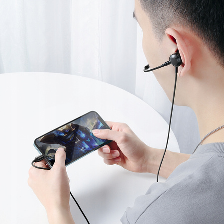 Mcdodo Headphones With Microphone Gaming for iPhone , Black