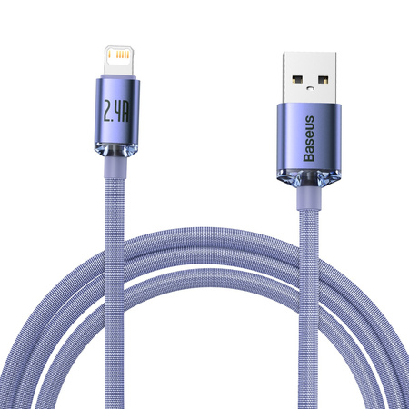 BASEUS KABEL USB DO LIGHTNING 2.4A DO TELEFONÓW APPLE 2M SZYBKA ŁADOWARKA