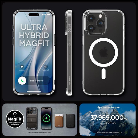SPIGEN ULTRA HYBRID MAG MAGSAFE IPHONE 15 PRO MAX FROST CLEAR