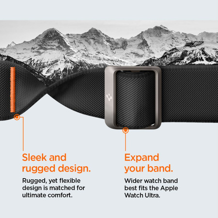 SPIGEN LITE FIT PRO ETUI DO APPLE WATCH ULTRA 1 2 49 MM MATTE BLACK OCHRONA