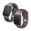 38/40/41/42 mm Taupe (small) - 3mk Silicone Watch Strap for Apple