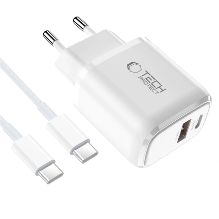 TECH-PROTECT ŁADOWARKA SIECIOWA NCA30 PD 30W QC3.0 USB-A USB-C DO