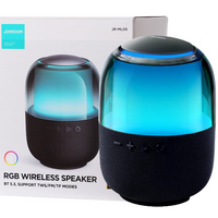 Joyroom głośnik bezprzewodowy Bluetooth 5.3 RGB 8W czarny (JR-ML05)